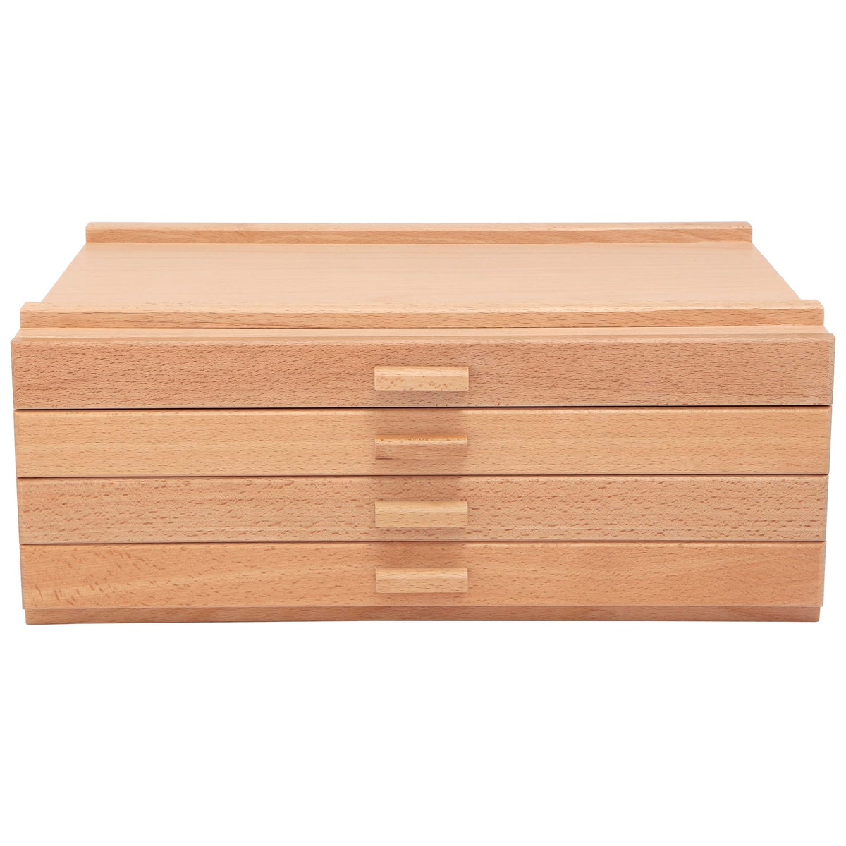 HG Art Concepts Artists Storage Chests - Premium Studio Organizer for Paint Tubes, Brushes, Pencils, Markers, & More! - 4 Drawer - 2 Pack