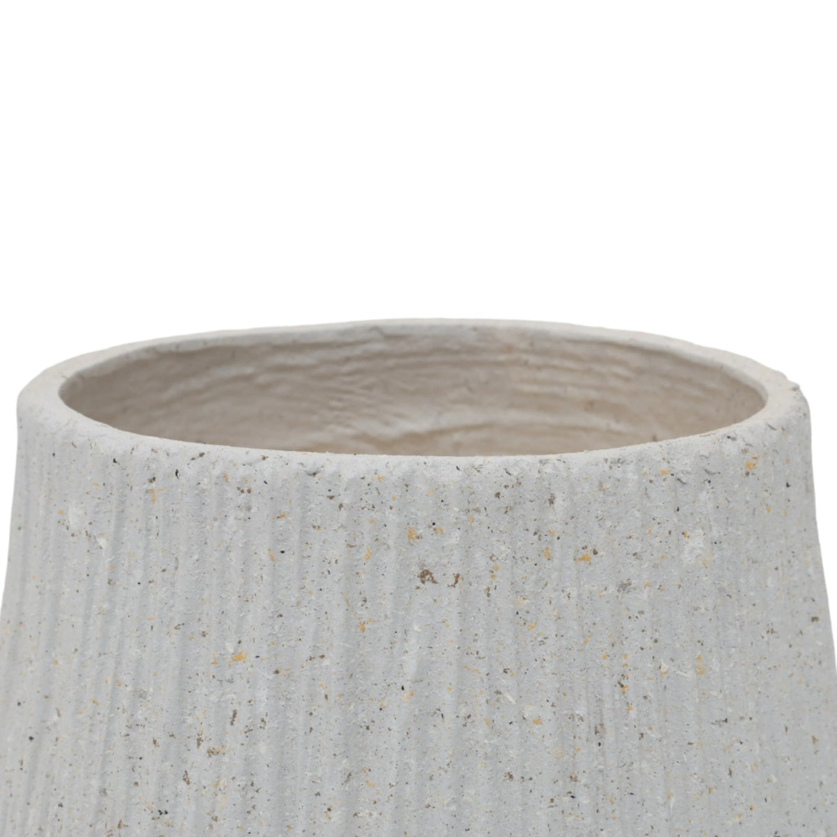 WEALTHOUSE Large Round Modern Planter for Indoor Outdoor Plants with Drainage Holes Lightweight Cement Texture Pot Home Garden Patio Decor Magnesium Oxide Construction