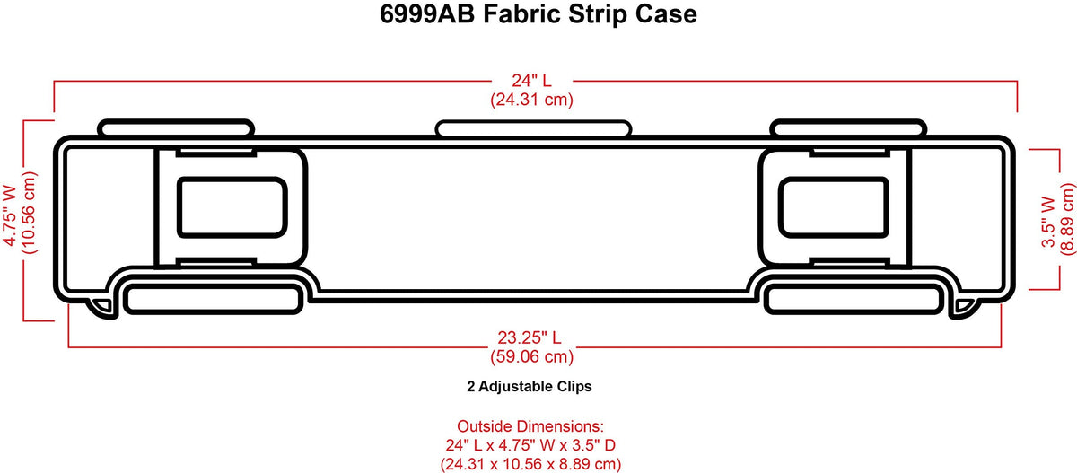 ArtBin 6999AB Fabric Strip Case - Crafts, Quiliting & Sewing Organizer, [1] Plastic Storage Case, Translucent