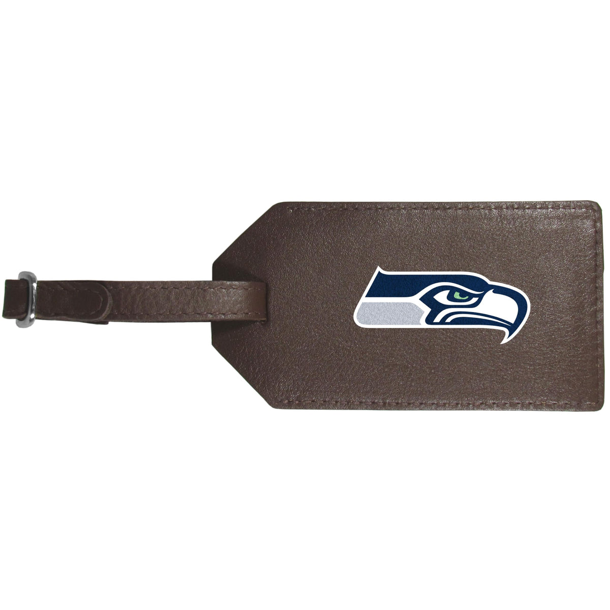 Siskiyou Seattle Seahawks Leather Luggage Strap, One Size, Team Colors