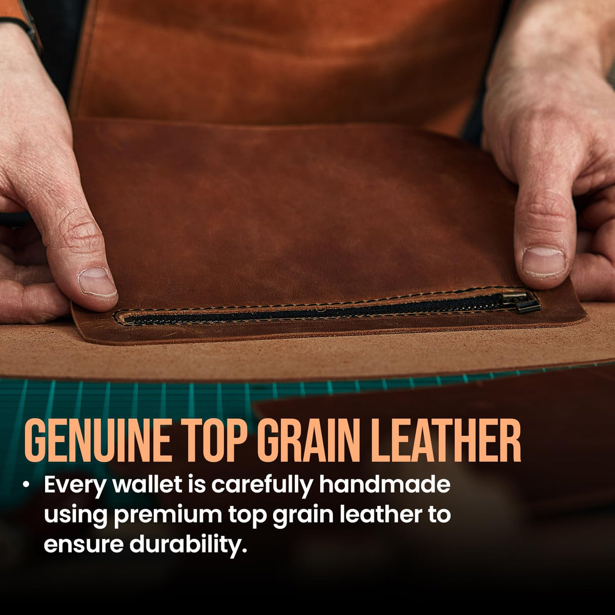 Cuir Jackets Top Grain Leather Wallet for Men | RFID Blocking Genuine Leather Wallets for Men | Secure and Durable Extra Capacity Bifold Wallet with 2 ID Windows and Upto 9 Card Slots (Brown)