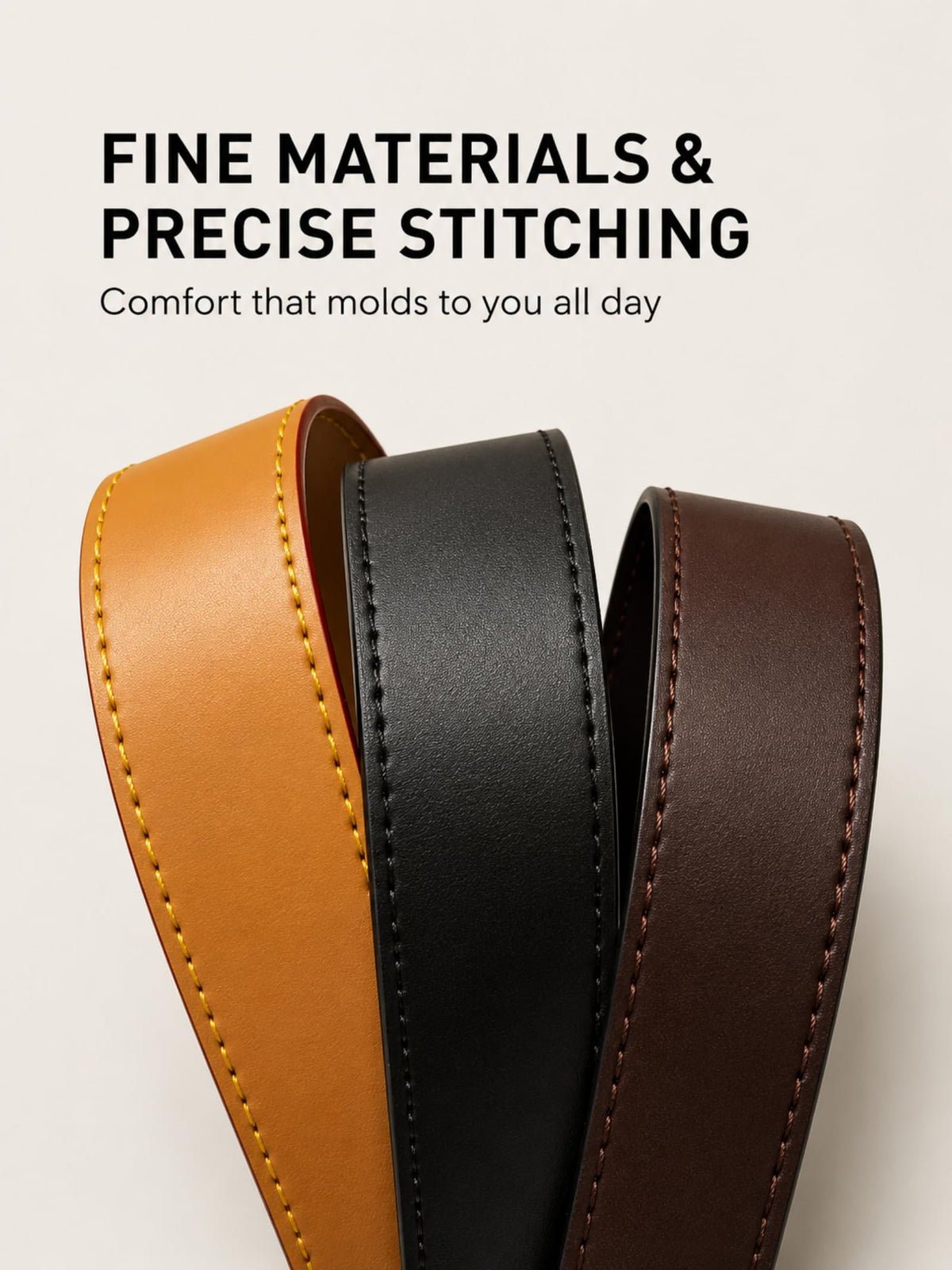 LOFZAR Wide Vachetta Leather Replacement Bag Strap, Fits Neverfull PM/MM/GM Graceful and More (37.8" L, Beeswax)
