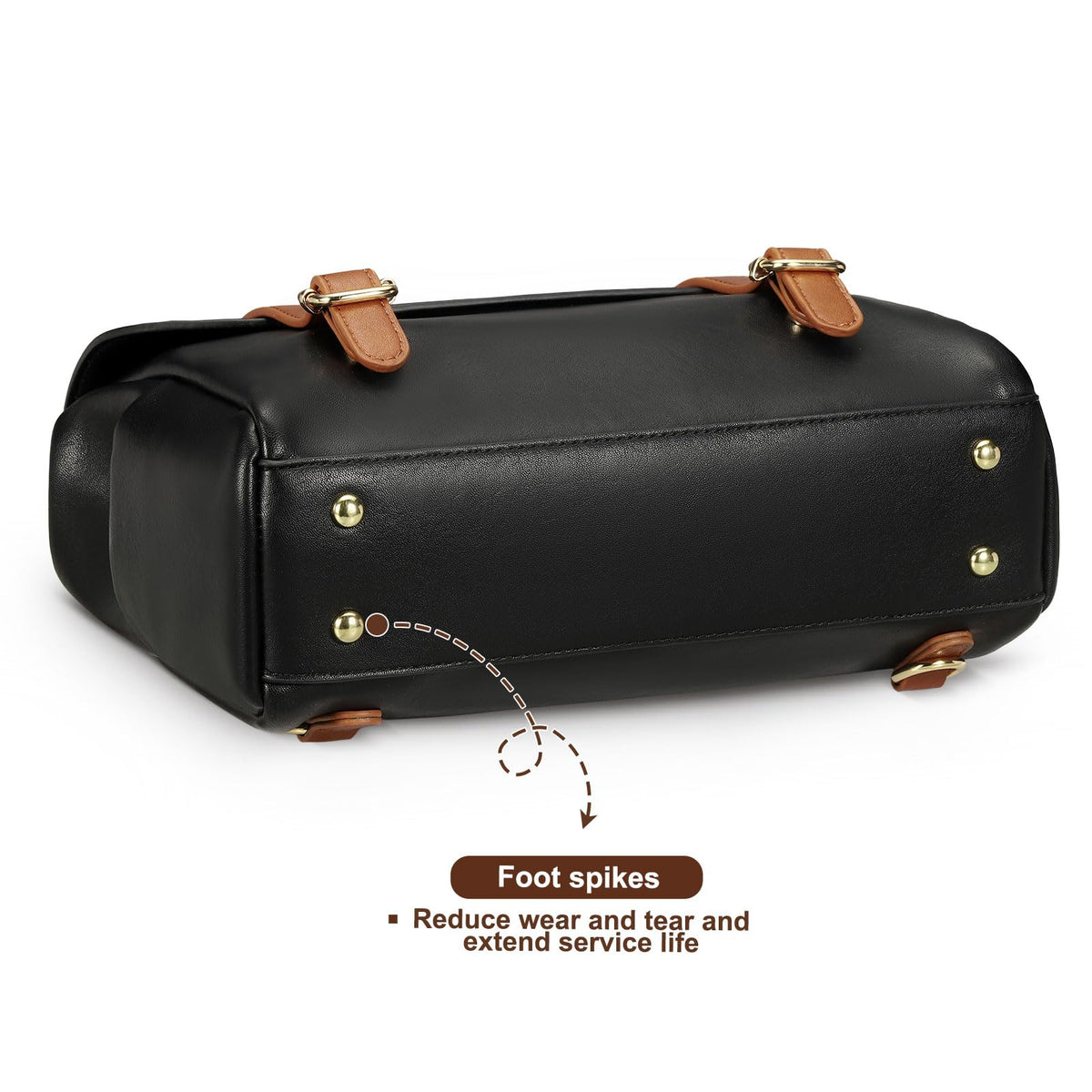 Convgo Mini Backpack Purse for Women, Small Fashion Backpack Vintage PU Leather Shoulder Bag Casual Travel Collage, Black