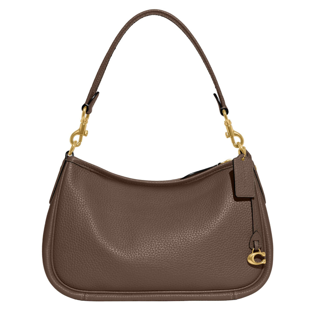 COACH Soft Pebble Leather Cary Crossbody Dark Stone One Size