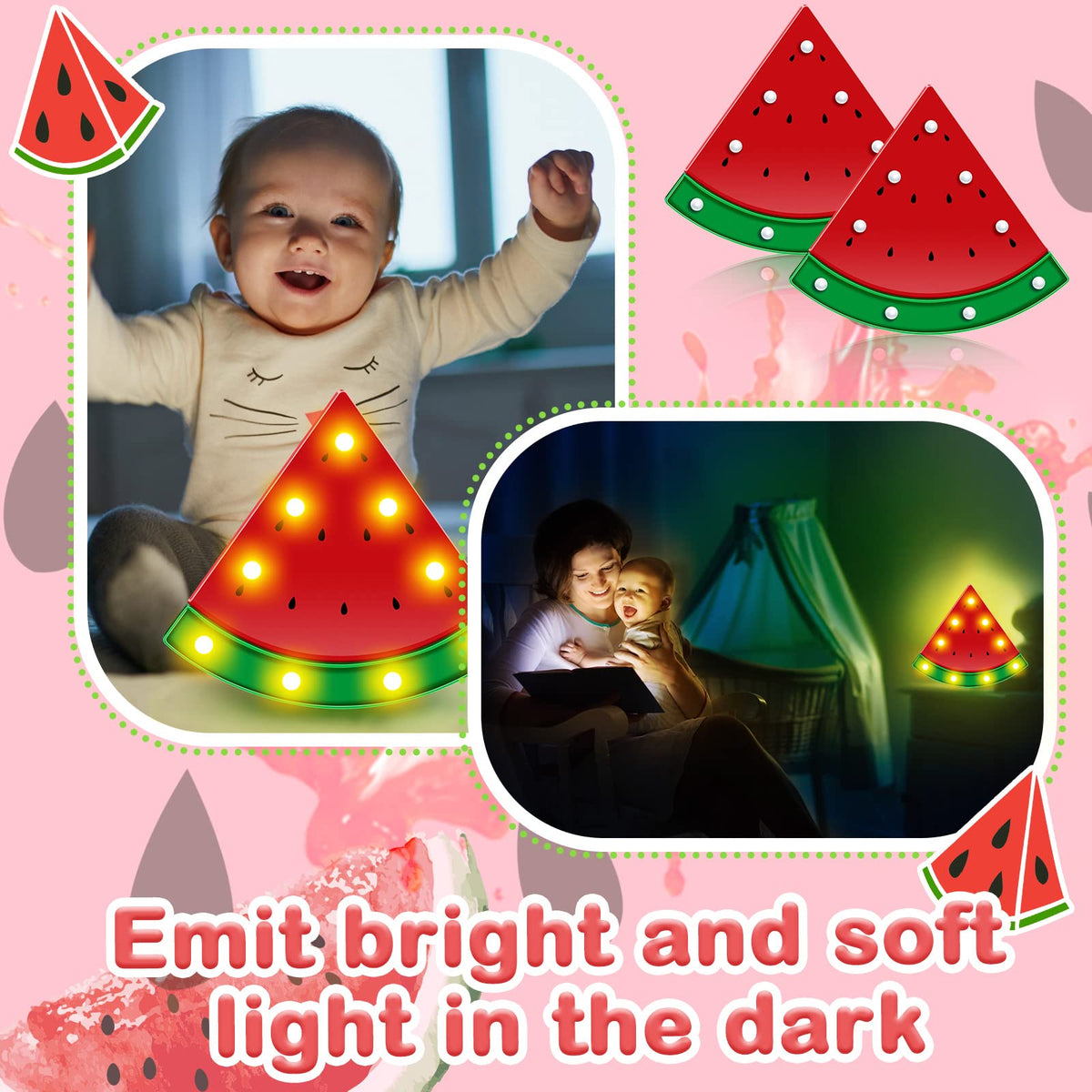 Frienda Watermelon Marquee Light LED Night Light 9 LEDs Medium Red Model Frienda-Lights-0004