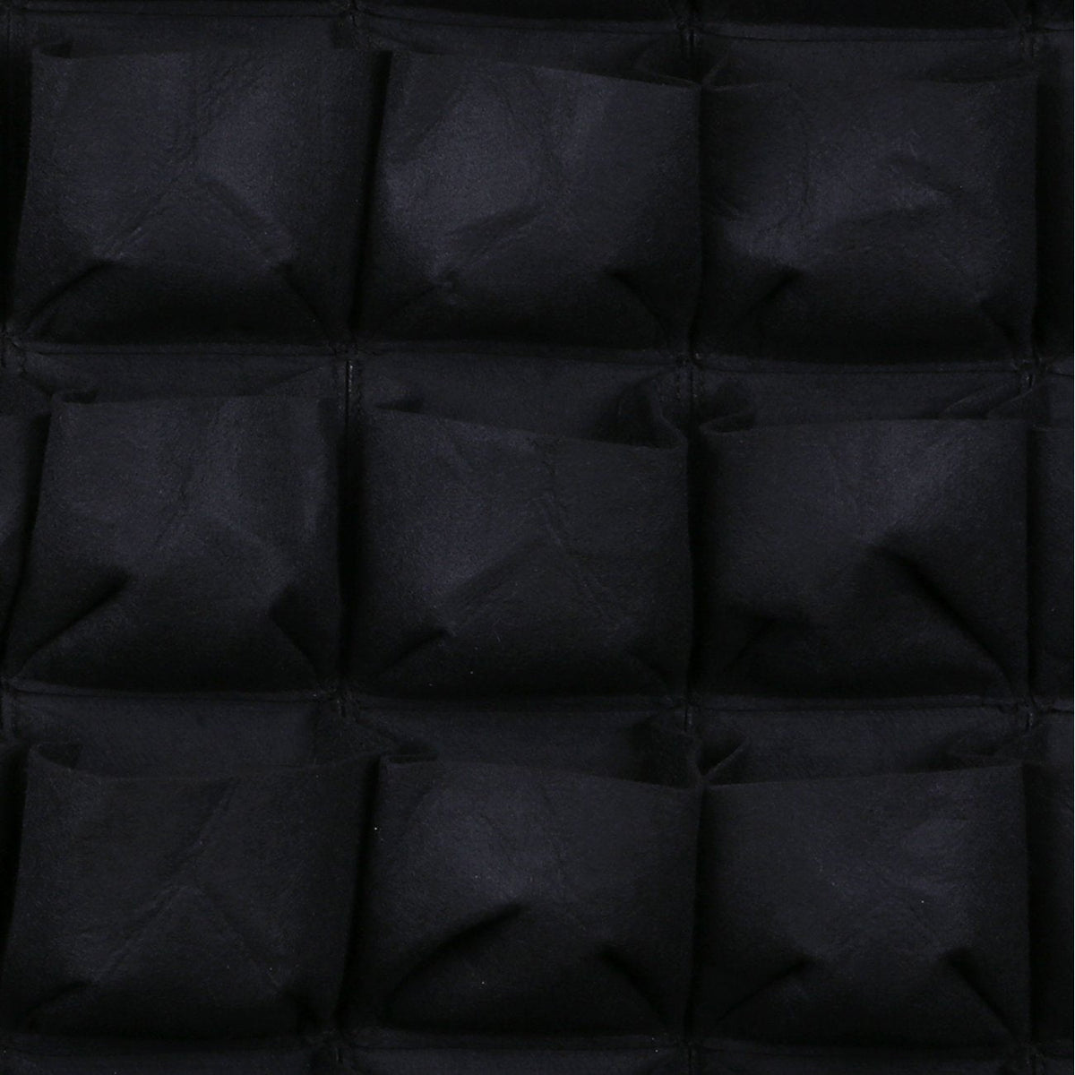 Ogrmar 64 Pockets Vertical Wall Garden Planter Plant Grow Bag for Flower Vegetable for Indoor/Outdoor (64 Pockets, Black)