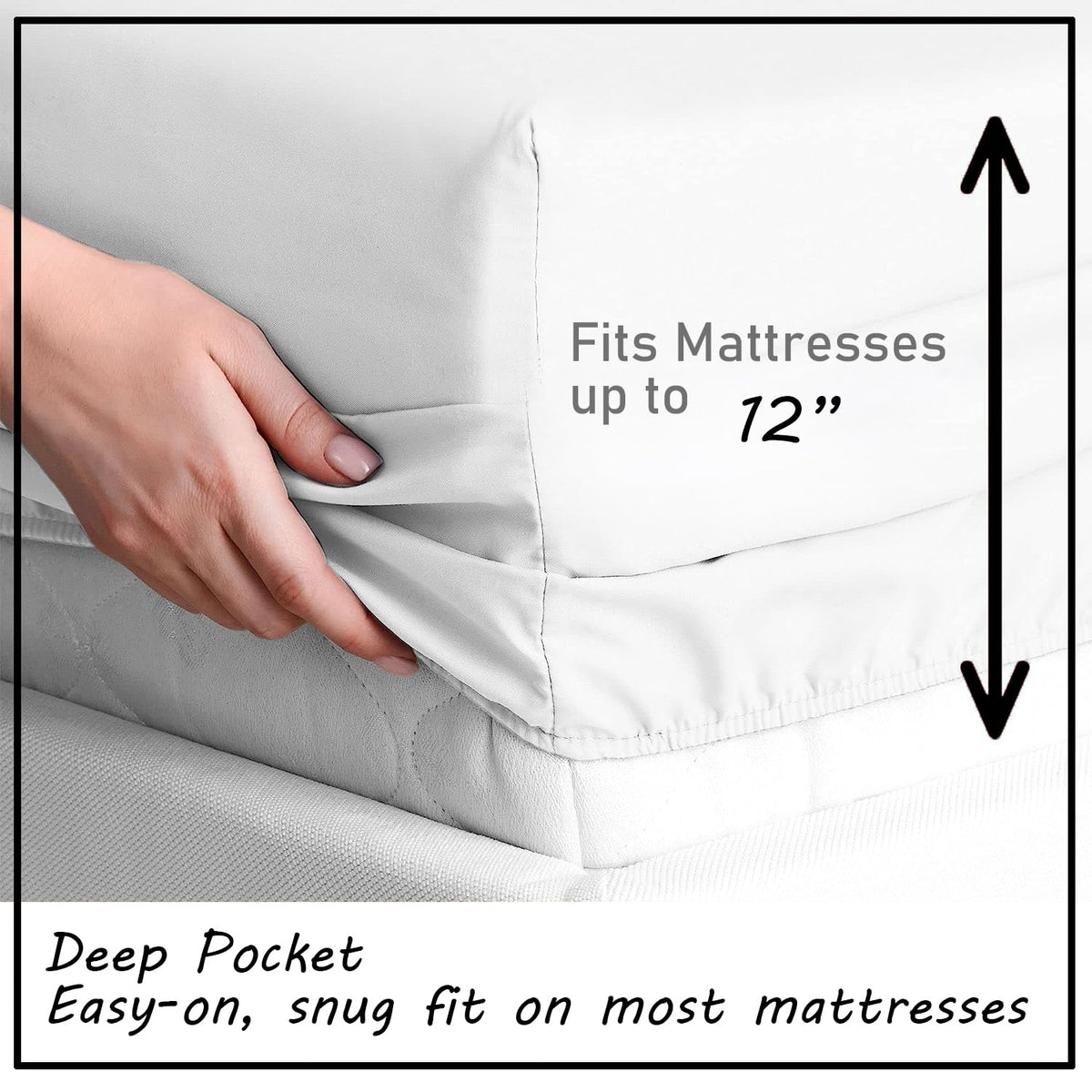 Chimpanzee Sheets King Size, Gorilla Bed Sheets, Patterned Bedding Sheets & Pillowcases 4 Piece Set - Soft Microfiber Deep Pocket Fitted Sheet & Flat Sheet & 2 Pillow Cases J9-&-193