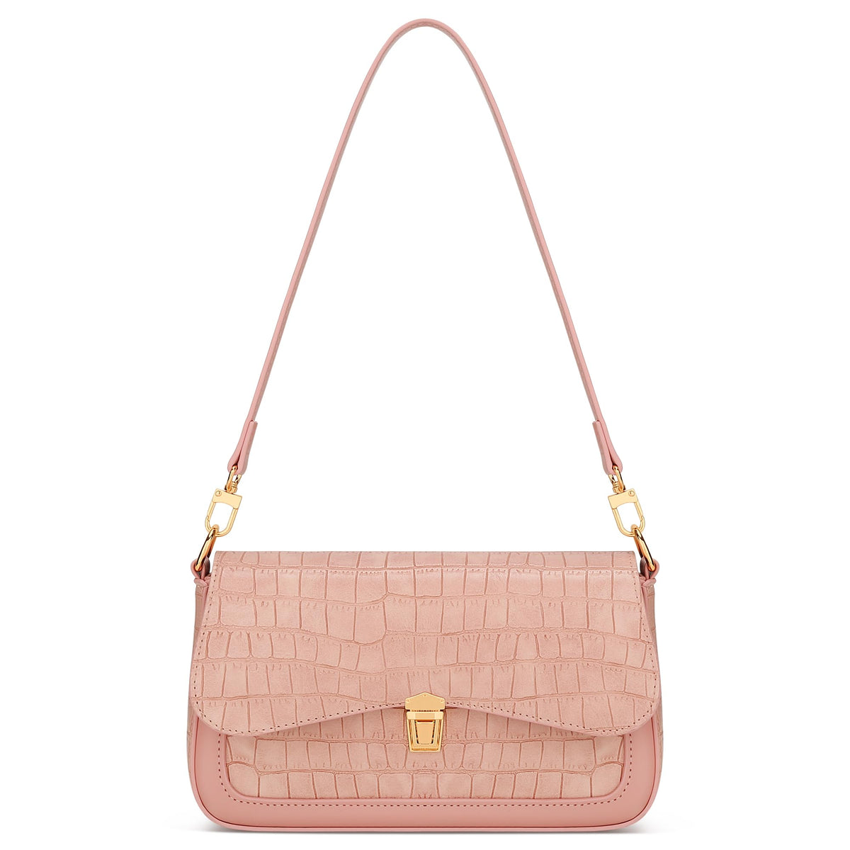 KKXIU Small Shoulder Bag for Women Cute Purses Mini Hobo Handbag Trendy Clutch Purse-S,Pink