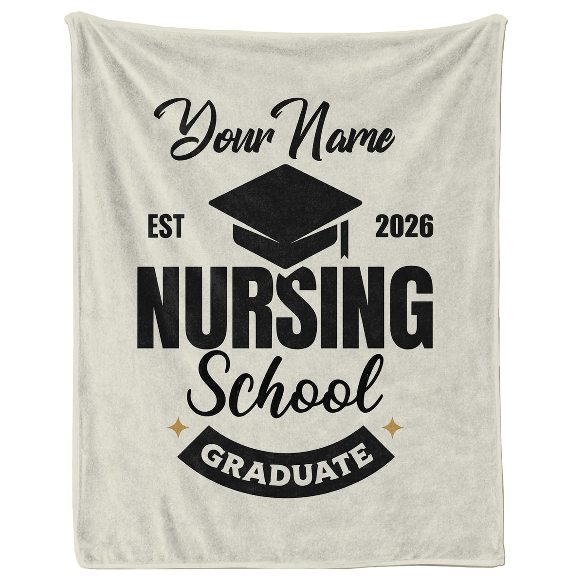 Ipplee Personalized Nurse Graduation Gift, Custom Photo & Name Blanket for Nursing Student, Class of 2026 Future Nurse Gifts, New Practical Nurses Keepsake, Soft Throw