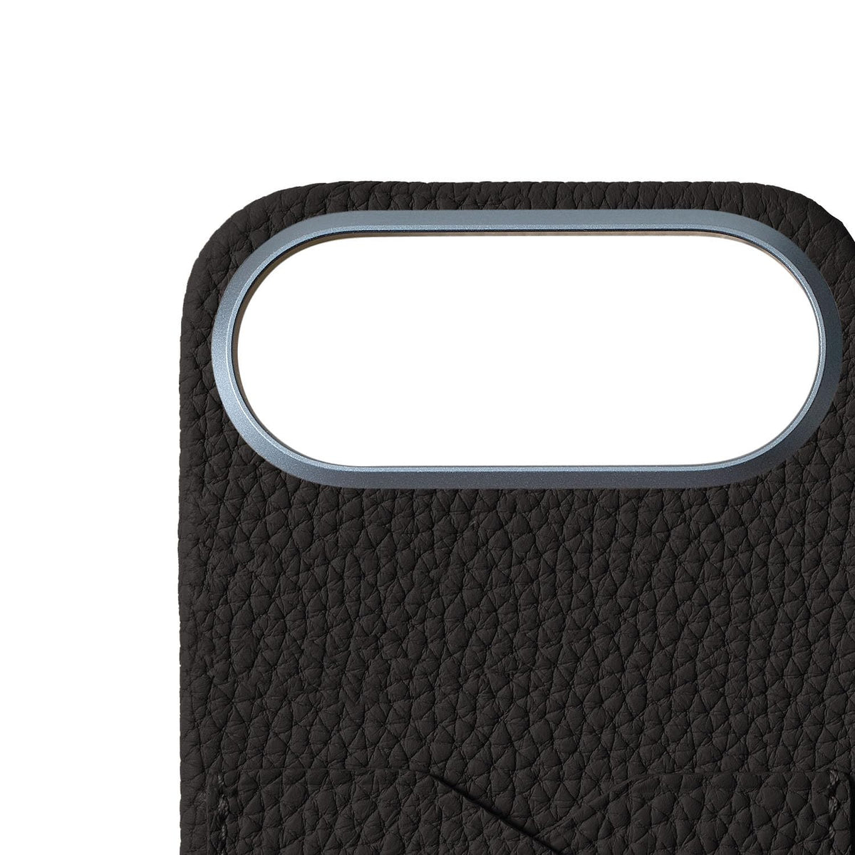 BONAVENTURA (for iPhone Air Back Cover Case, Shrink Leather [Black], Made with Premium European Genuine Leather, Gift BPCT17A-BK