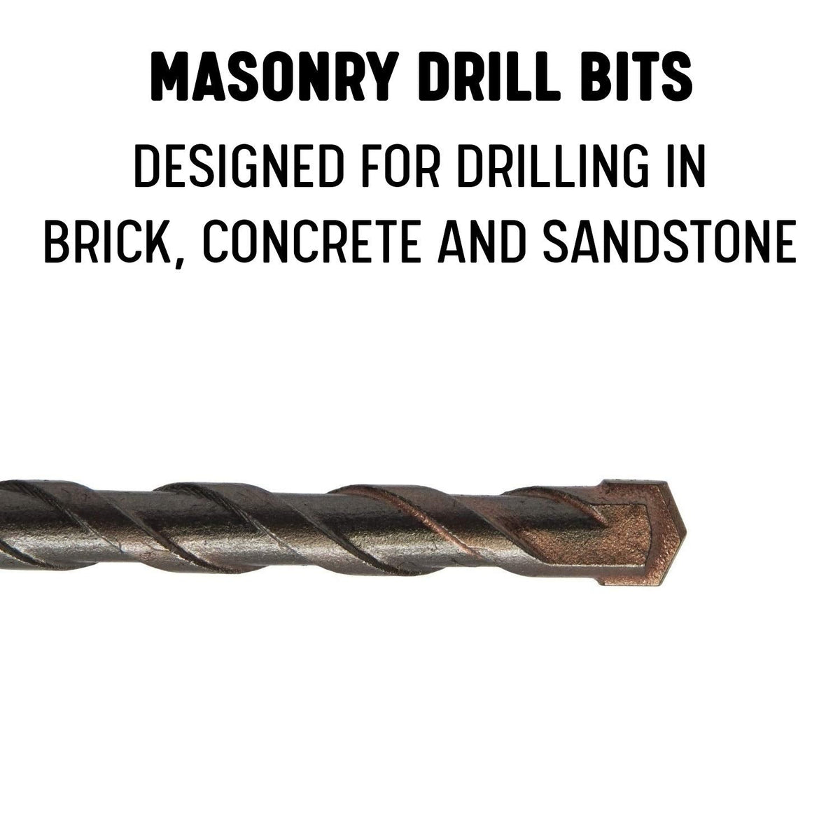 Drill America 3/16" x 10" PRO Series SDS-Plus Hammer Bit Drill Bit (Pack of 25)