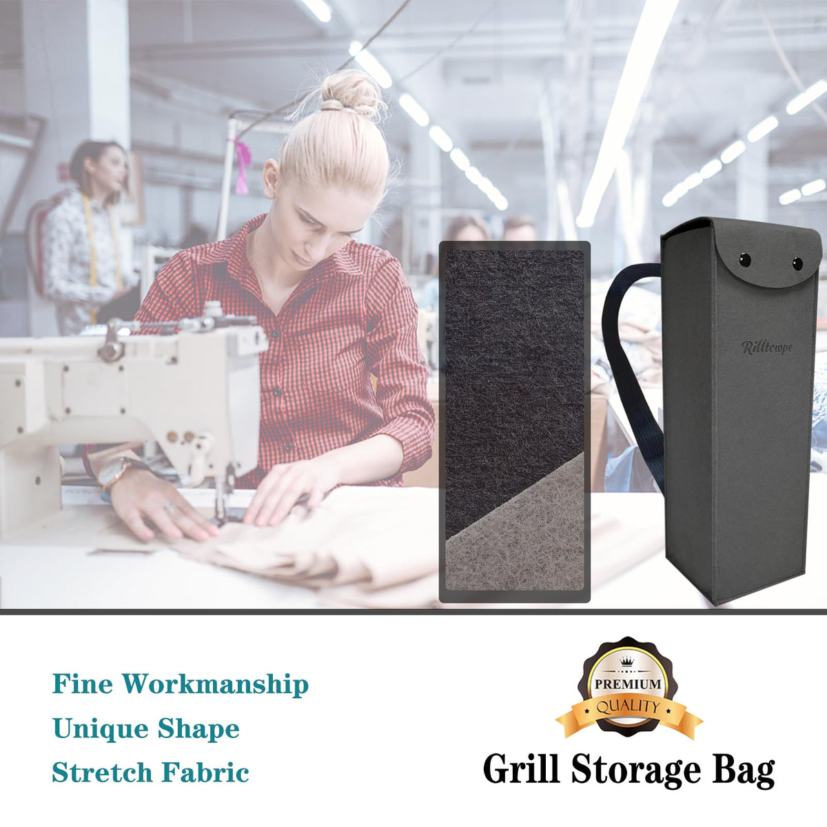 Grill tool bag，BBQ tool storage，Grilling Bags for Outdoor Grilling, Grill tool storage， BBQ tool bag， grill utensil storage,Foldable Grill Bag for Camping and Hiking BBQ.