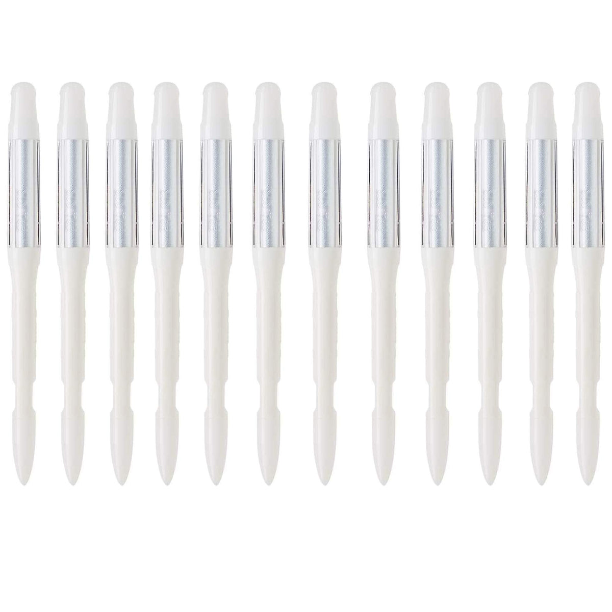 IPPINKA Sustee Aquameter, White, Small, Bundle of 12, Soil Moisture Meter for Potted Plants - Plant Water Sensor (Refillable Style)