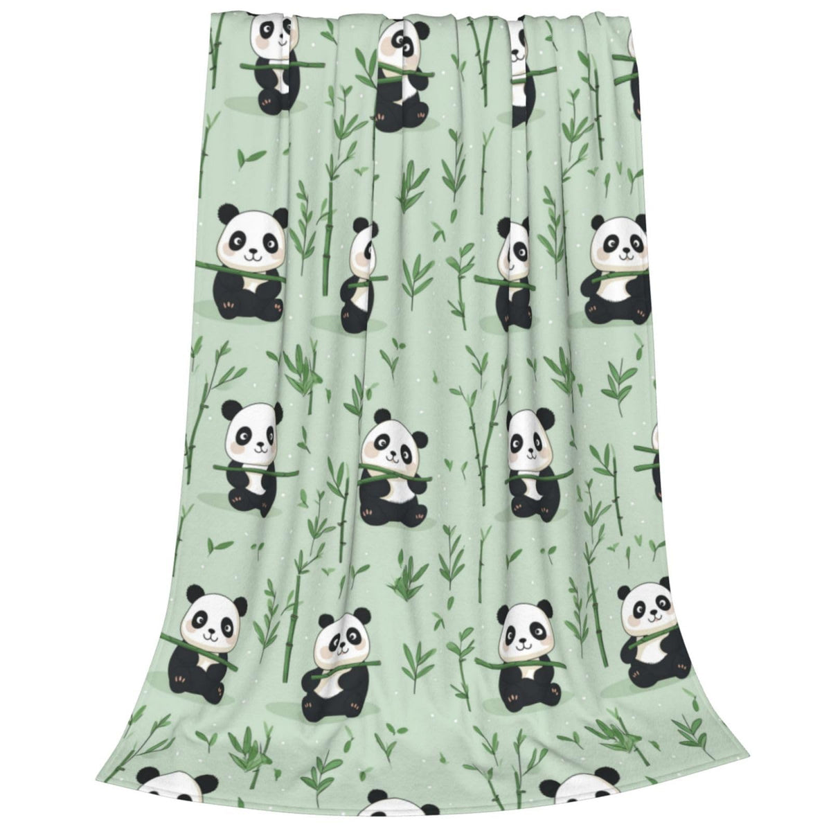 amepay Cute Baby Pandas Blanket Gifts for Panda Lover Adults Kids Girls Cartoon Flannel Throw Blankets Soft Fuzzy Lightweight for Home Decor Couch Bed Sofa 60x50 Inches