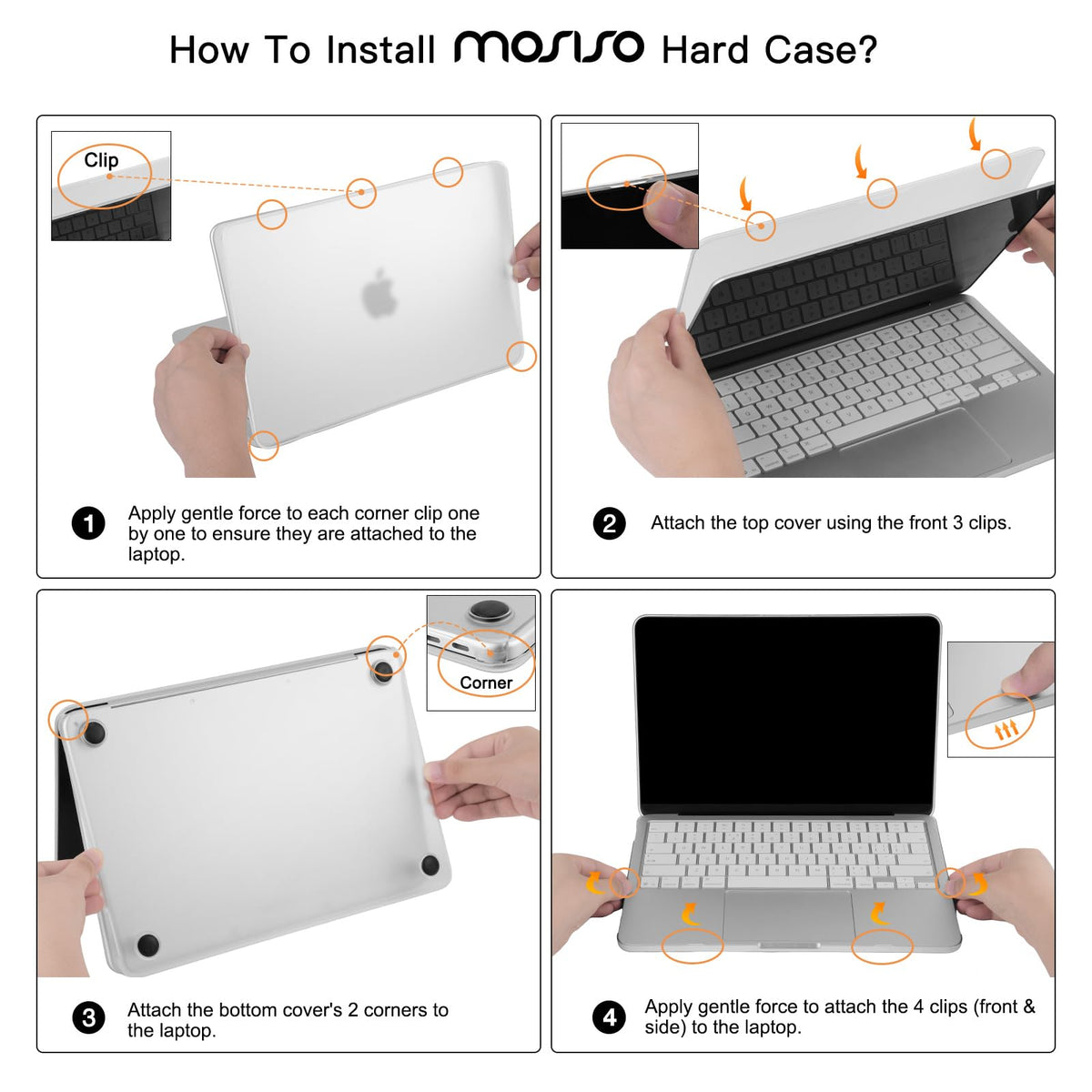 MOSISO Compatible with MacBook Neo Case 13 inch 2026 Release Model A3404, Seamlessly Closes&Fingerprints-Resistant Protective Hard Shell Cover, Great for Work Travel Study Daily Use, Matte Clear
