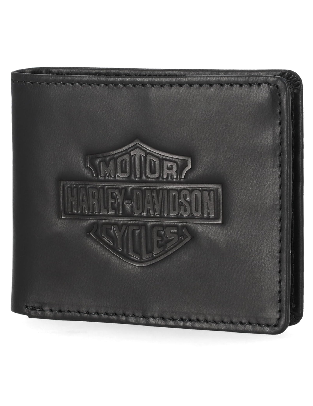 Harley-Davidson Men's Genuine Leather Rfid Blocking Wallet