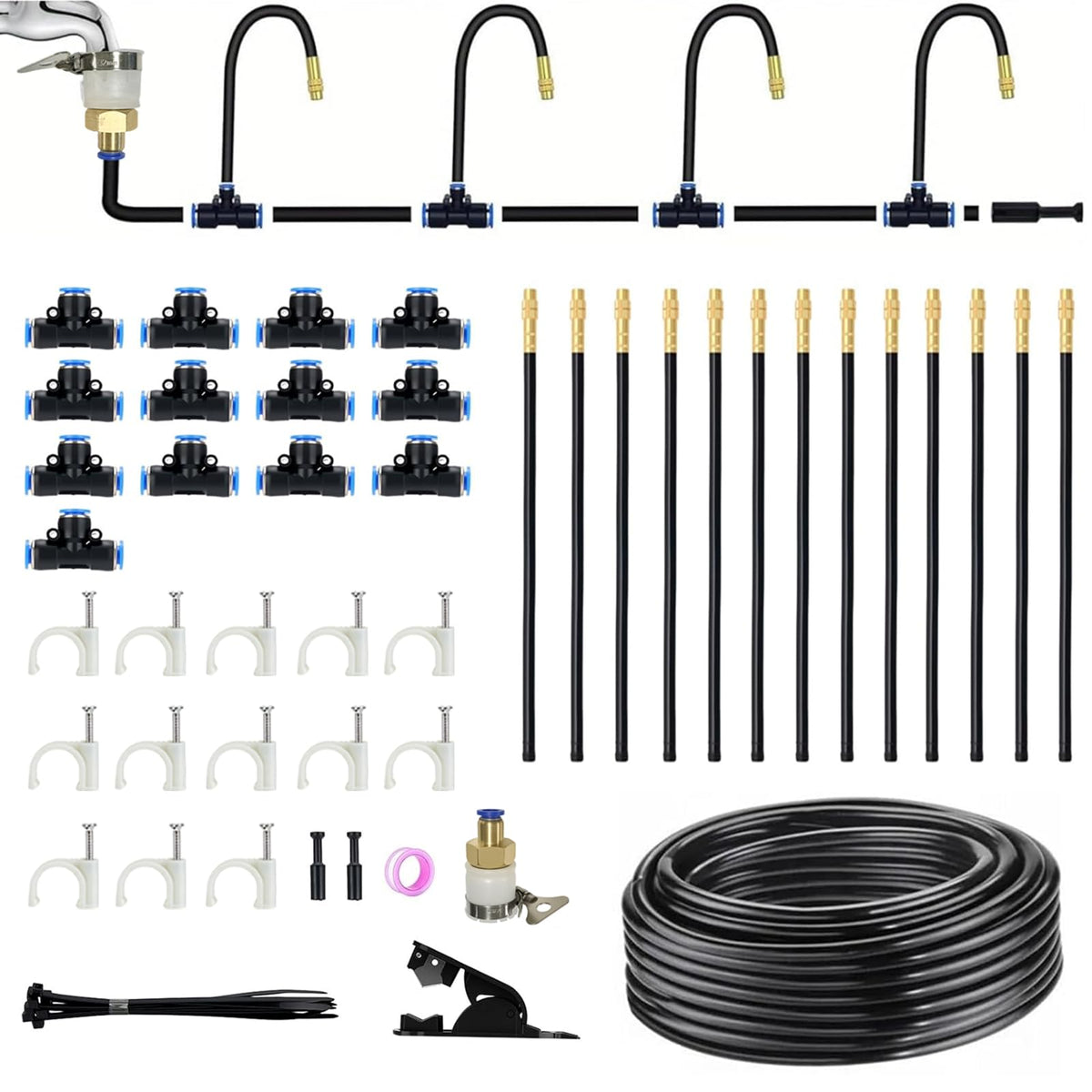 Drip Irrigation System, 40 FT Watering System, Garden Irrigation System for Yard, Lawn, and Plants