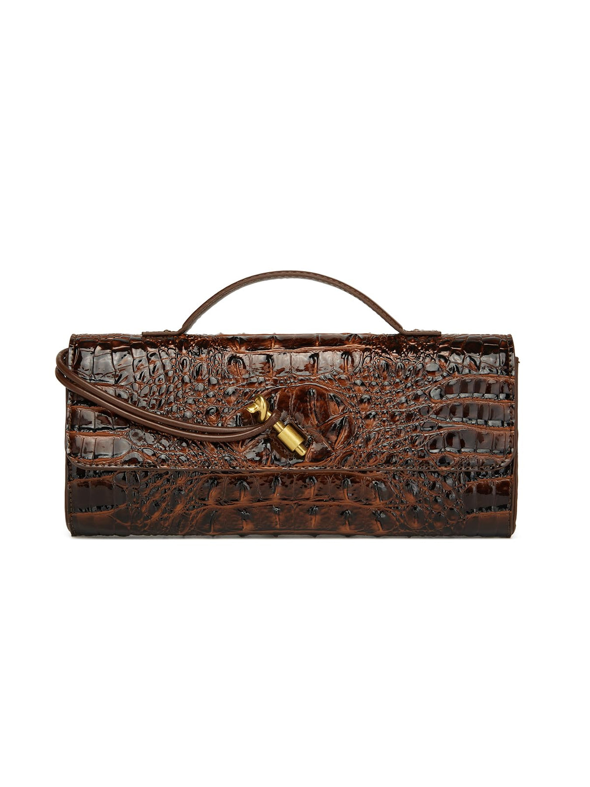 Makcr Joacbv Trendy Women Crocodile Evening Clutch Purse Crossbody Shoulder Handbag Cute Vegan Leather Satchels