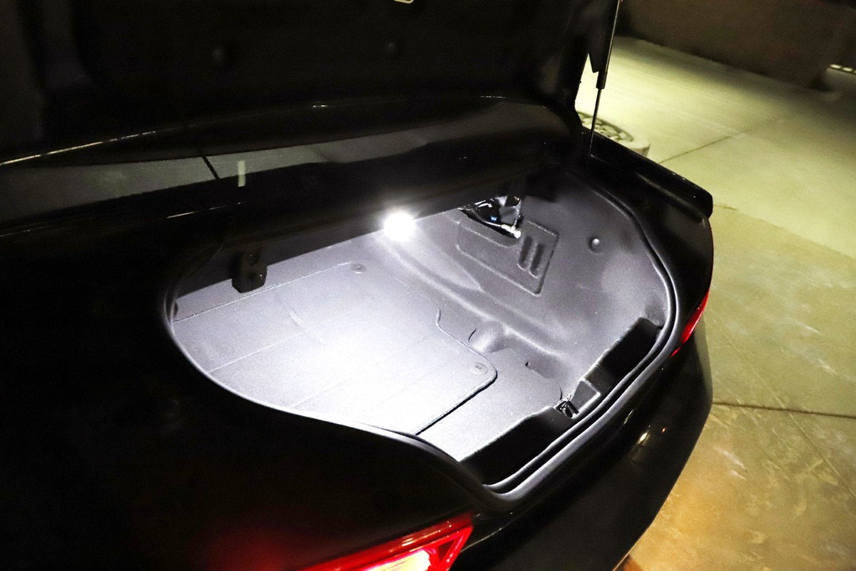 iJDMTOY LED Trunk Cargo Light Kit for Chevy Camaro, Cruze, Trax, Spark, Cadillac XTS, Buick Lacrosse, GMC Acadia - 18-SMD Xenon White