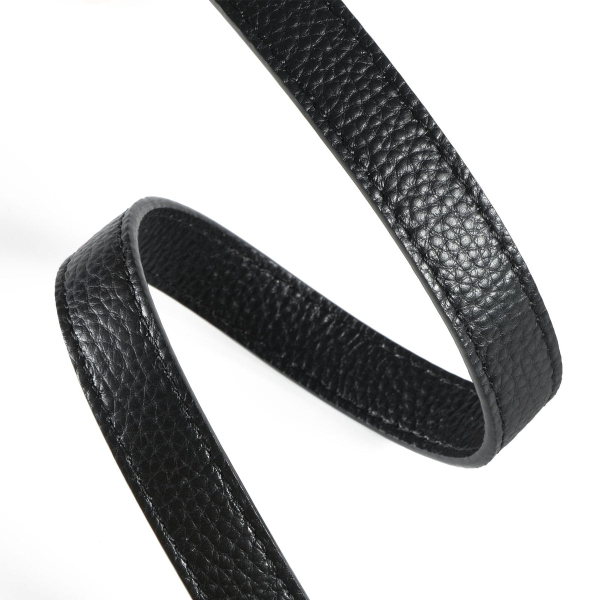 VanEnjoy 26 Inch Full Grain Leather Replacement Hand Strap for Handbag Shoulder Bag Purse(Black)