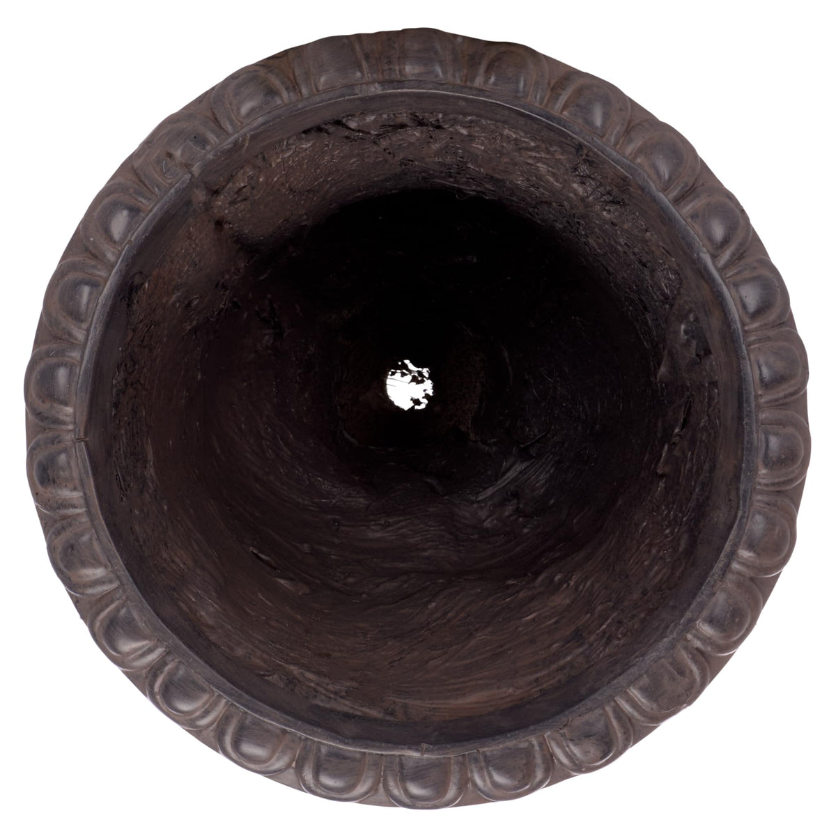 SAFAVIEH Outdoor - Arden Pedestal Planter Pot - Brown Magnesium Oxide Weather-Resistant Garden Urn with Drainage Hole for Patio, Porch & Entryway, 11" W x 11" D x 15.4" H (PAT5044B)