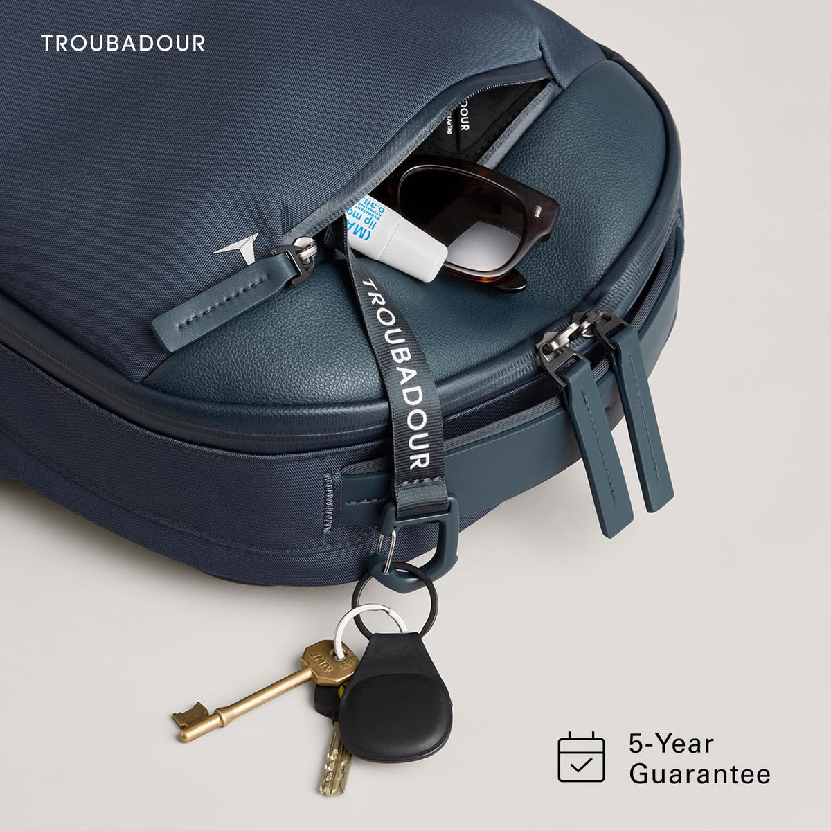 Troubadour Apex 4.0 Compact - 16L Premium Laptop Backpack - Ergonomic & Water Resistant - Designed for Work and Travel - Basalt
