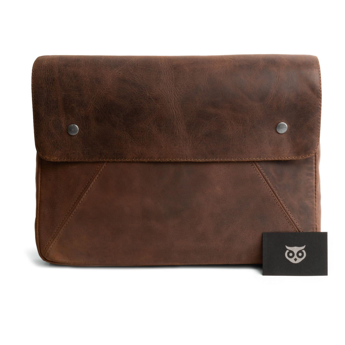 Leather Document Holder XL, Premium Leather Portfolio for Men, Padfolio/Folio, Professional Resume Folder/Binder, Stylish Legal Pad Holder for Office and Business (Bourbon Brown)