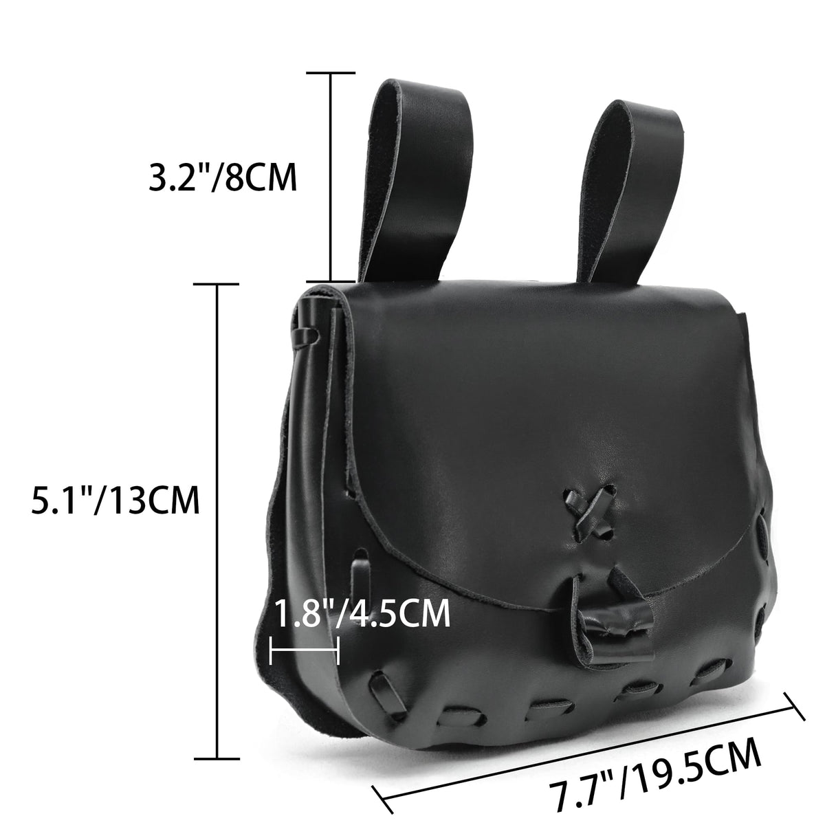 Medieval Waist Pack Vintage Belt Pouch Waist Bag LARP Renaissance Costume Accessories for Women Men