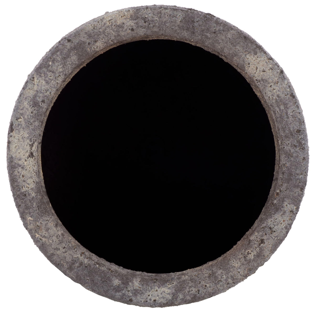 SAFAVIEH Outdoor - Stark Planter Pot with Drainage - Antique Brown Ficonstone Cement - Weather Resistant - Ideal for Patio, Garden, Backyard, 12" Wx 12" D x 18.9" H (PAT1551A)