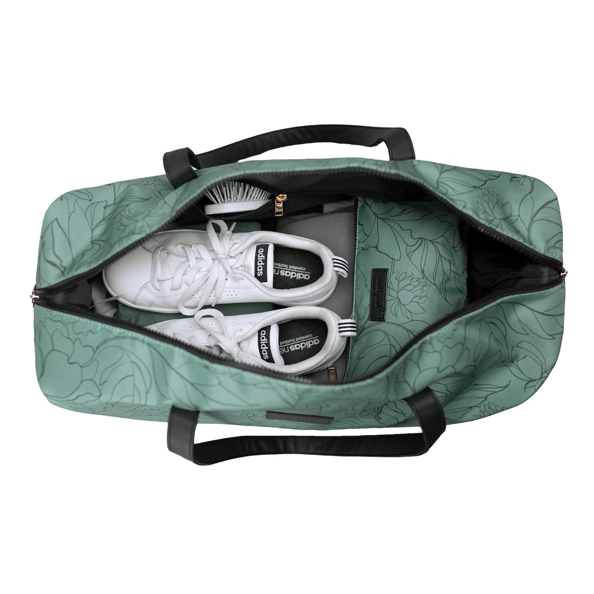 Jadyn Luna Women's Weekender Bag and Travel Duffel, Large 37 Liter Capacity (Sage Flora)