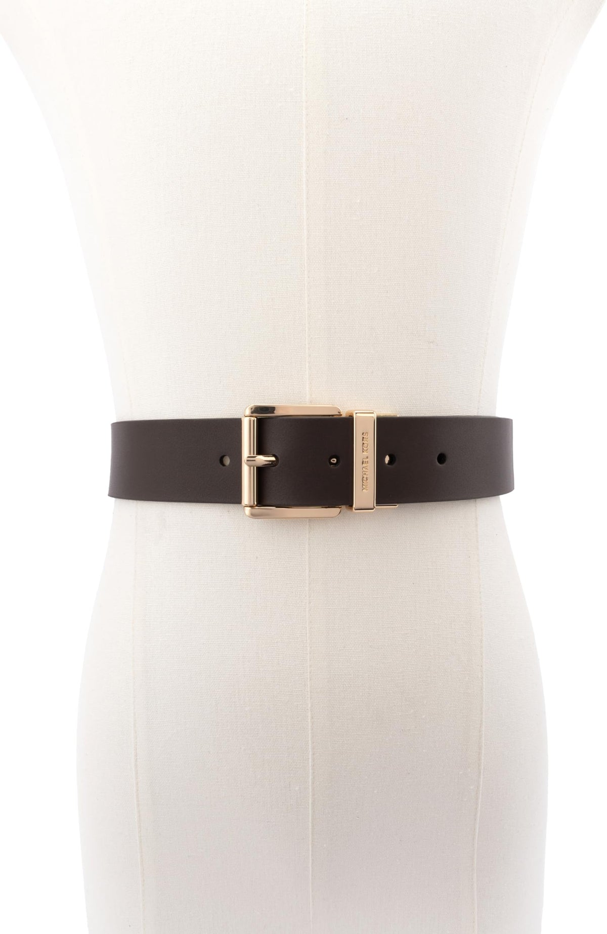 Michael Kors Women's 1.5 Inch Leather Reversible Belt, Stylish Fashion Accessory for Everyday Wear