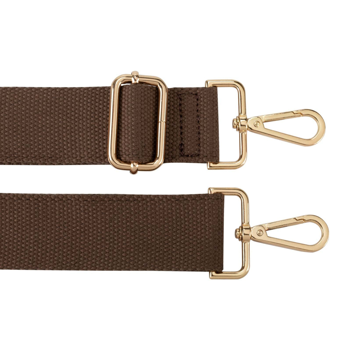 Allzedream Purse Straps Replacement Crossbody Bags Handbag Wide Canvas Adjustable (Brown S)