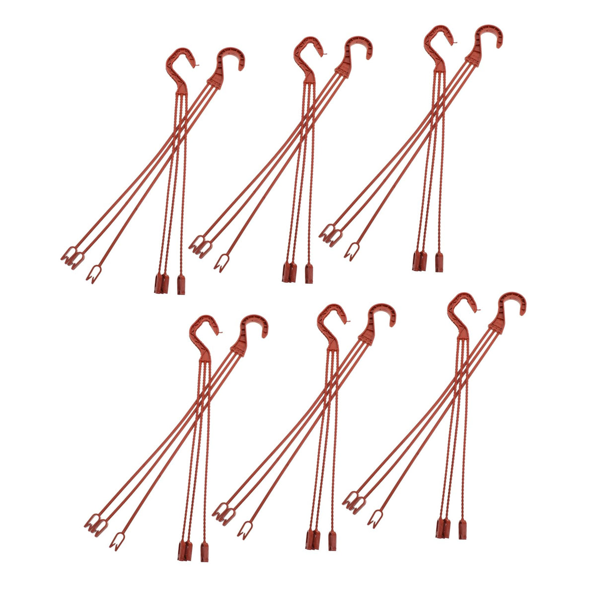 BESTonZON 60pcs Flowerpot Hooks Versatile Plant Pot Hangers for Use Easy Installation Sturdy Plastic Material for Gardens Balconies and Home Decor