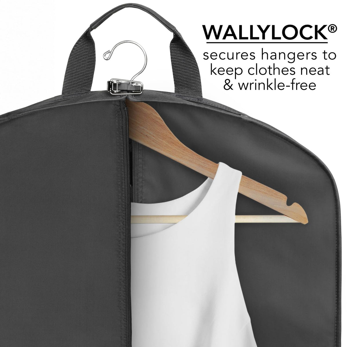 Wally Bags 60” Deluxe Travel Garment Bag