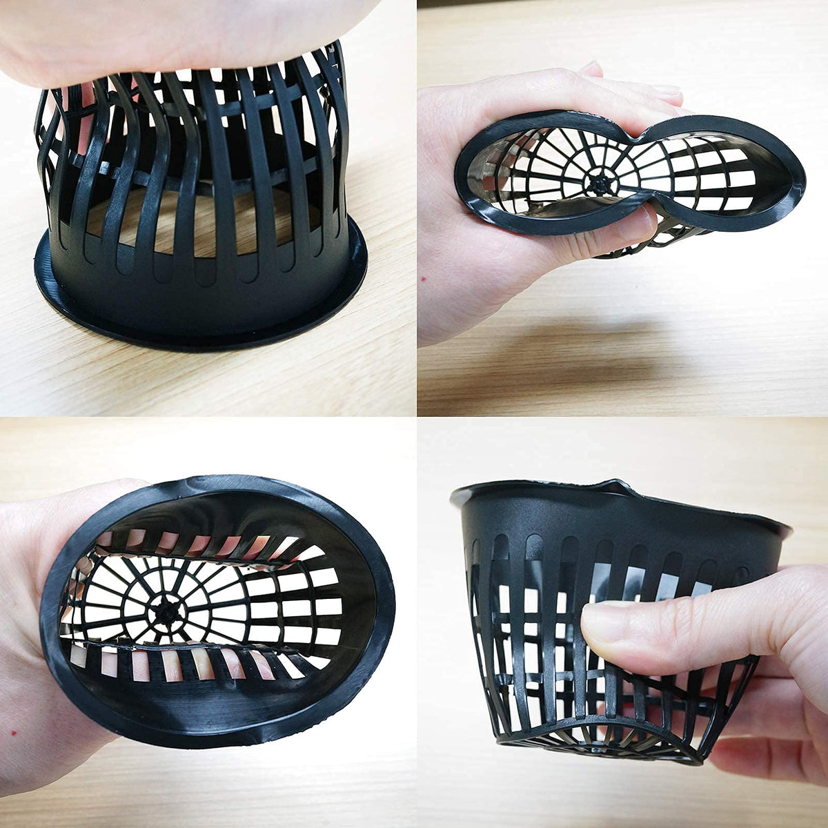 Business King 30 pcs 3 inch net pots & 50 pcs 2 inch net pots with 80 pcs Plant Lable