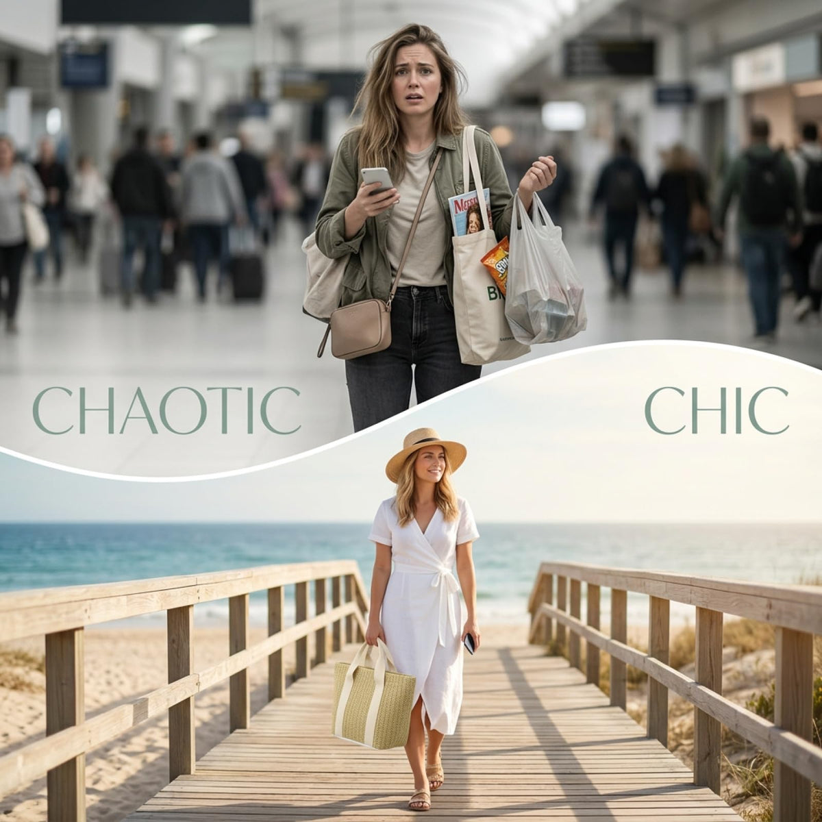 10 Pcs Straw Beach Tote Bags, Woven Handbag with Handle, Bachelorette Beach Bags, Suitable for Women Vacation & Shopping