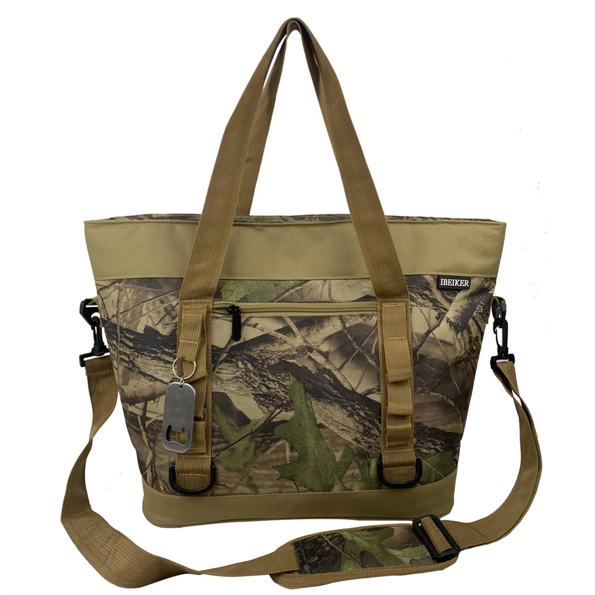 IBEIKER Insulated Cooler Bag, Large Insulated Bag, Reusable Shopping Bags, Leakproof Soft Cooler with BagsBottle Opener, Suitable for Supermarket Shopping, Travel,Beach,Family Picnic,Camping