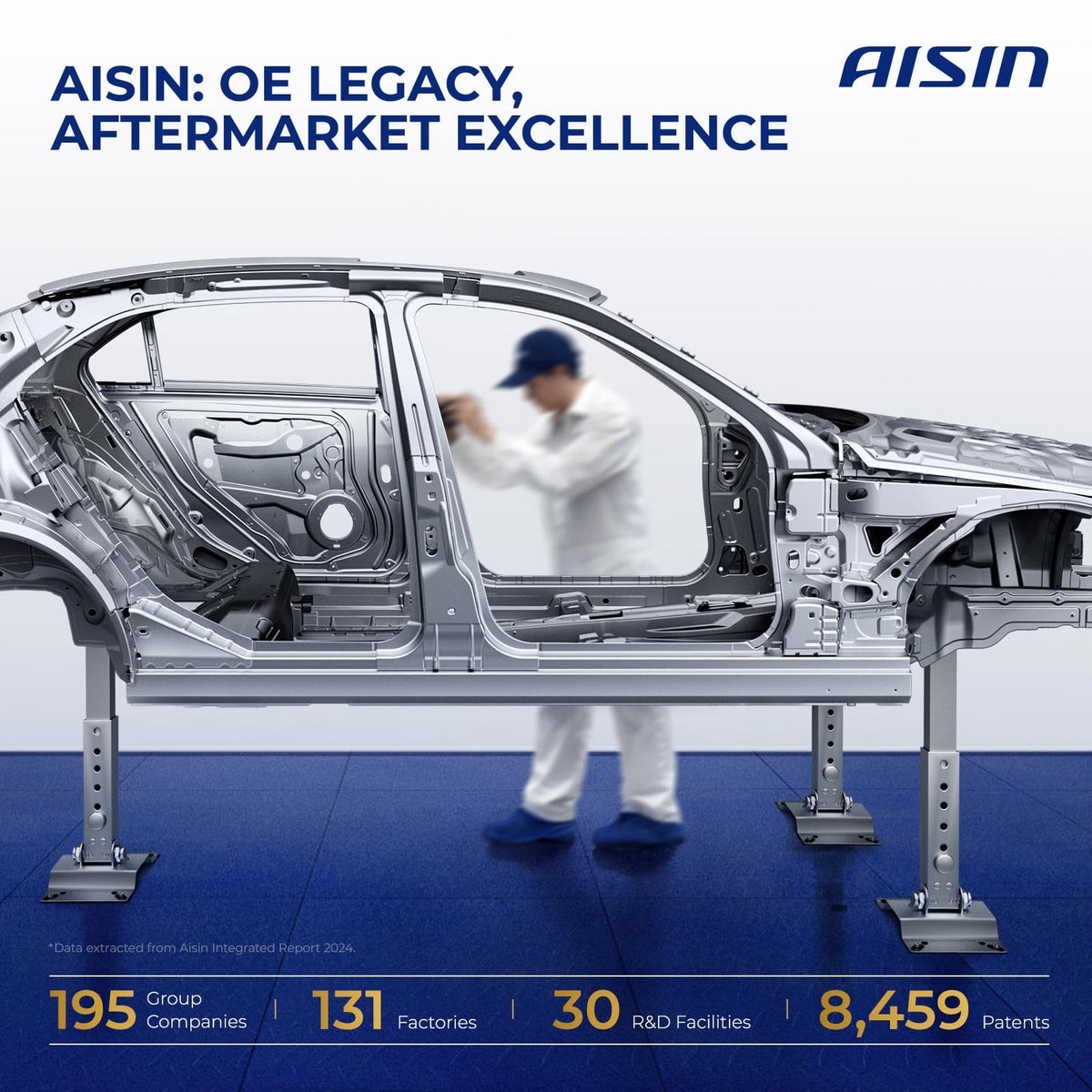AISIN AFTERMARKET ACCZ-00778 Air Conditioner AC Compressor - Compatible with Mazda 2 2011-2012 1.5L - with 6-Pulley Groove, with Clutch