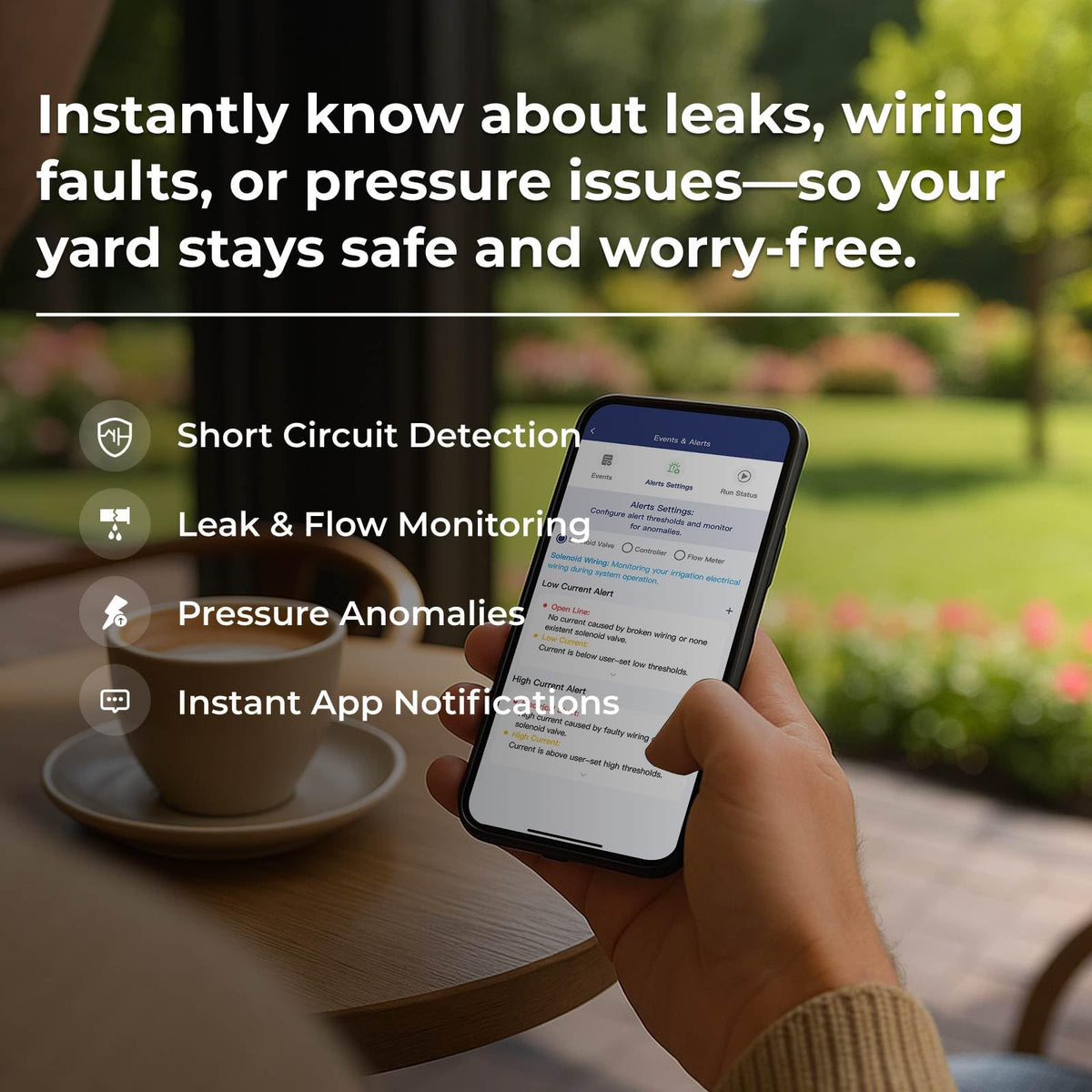 Remo Garden Smart Sprinkler Controller – 6 Zone WiFi Irrigation Controller with App, Weather-Based Scheduling, Easy DIY Setup