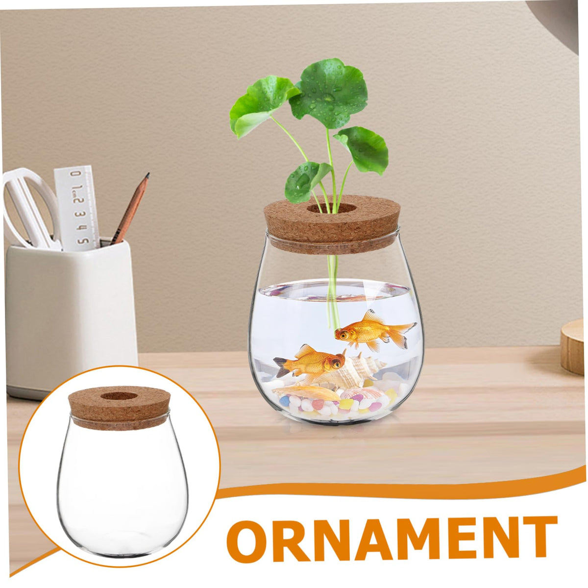 FUNOMOCYA Creative Glass Hydroponic Planter Modern Transparent Vase for Indoor Plants Elegant Desktop Propagation Terrarium Glass Aquarium for Spaces and Home Decor