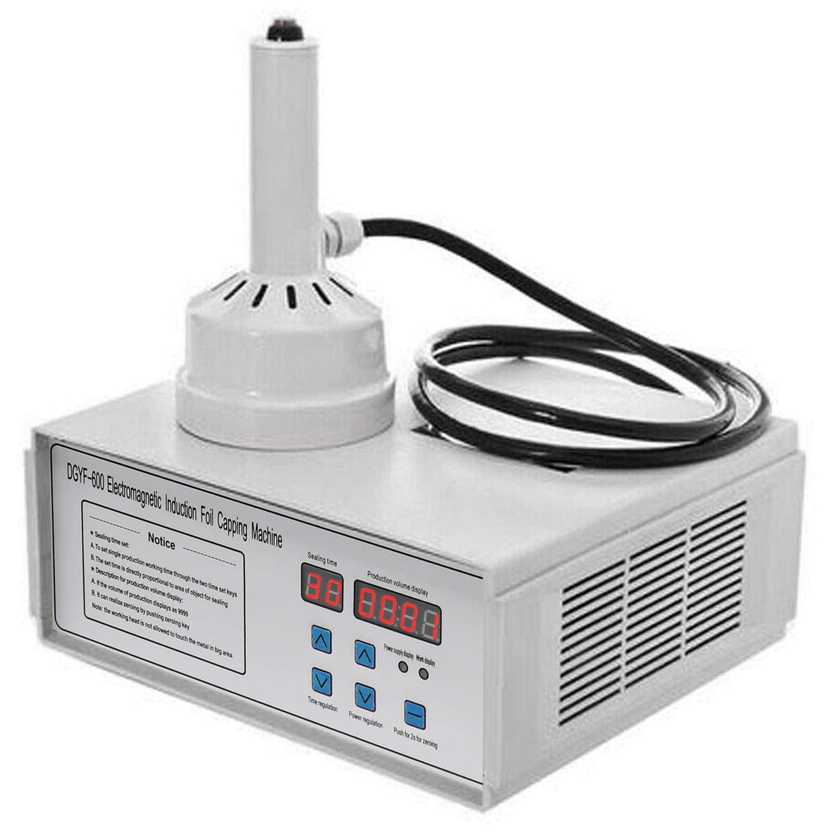 Portable Handheld Induction Sealer 20mm-100mm 110V Induction Sealing Machine White Bottle Cap Sealing Machine