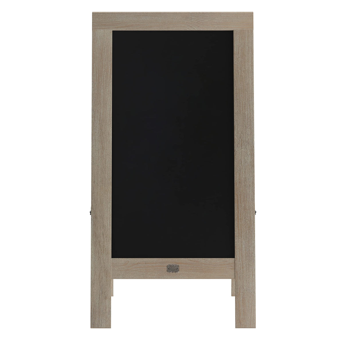 A Frame Chalkboard by HBCY Creations: 40x20 Solid Wood A-Frame Sign Light Wash Double-Sided Magnetic Board, Chalkboard Menu Board, for Restaurants, Cafés, Weddings - Heavy Duty Hinges