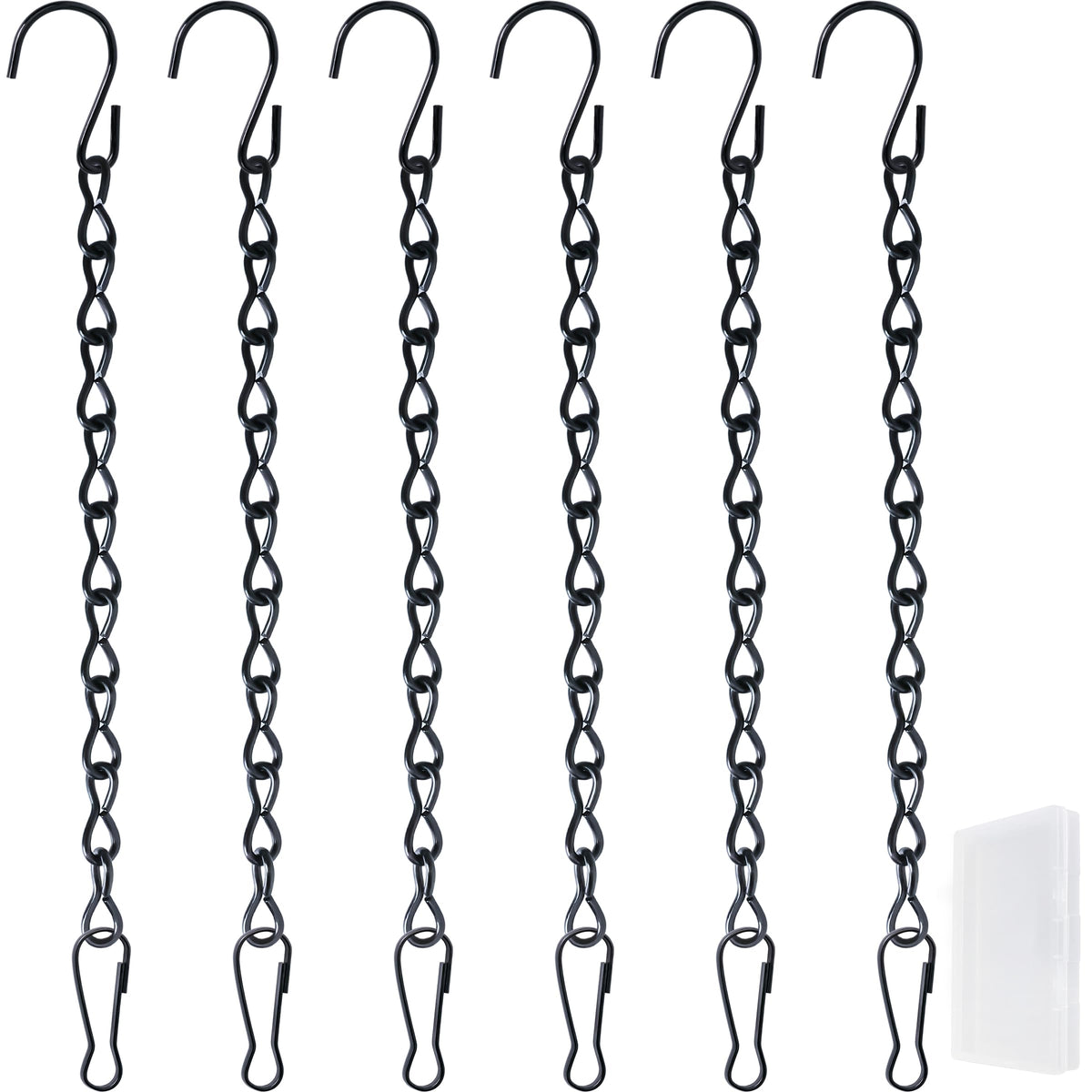 VRSS Hanging Chains for Hanging Planter Basket Bird Feeder Lanterns Ornaments Wind Chimes Billboards DIY Crafts (9.5 inch 6pcs)