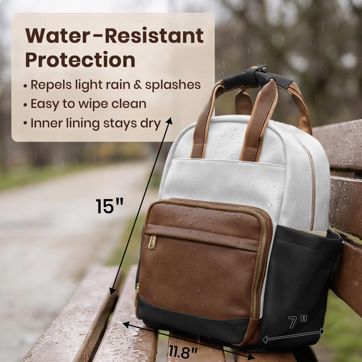miss fong Small Diaper Bag - Baby Diaper Bag Backpack Mini Diaper Backpack Checkered Diaper Bag with Changing Pad Toddler Backpack for Travel Daycare Mommy Diaper Backpack for Mom & Dad