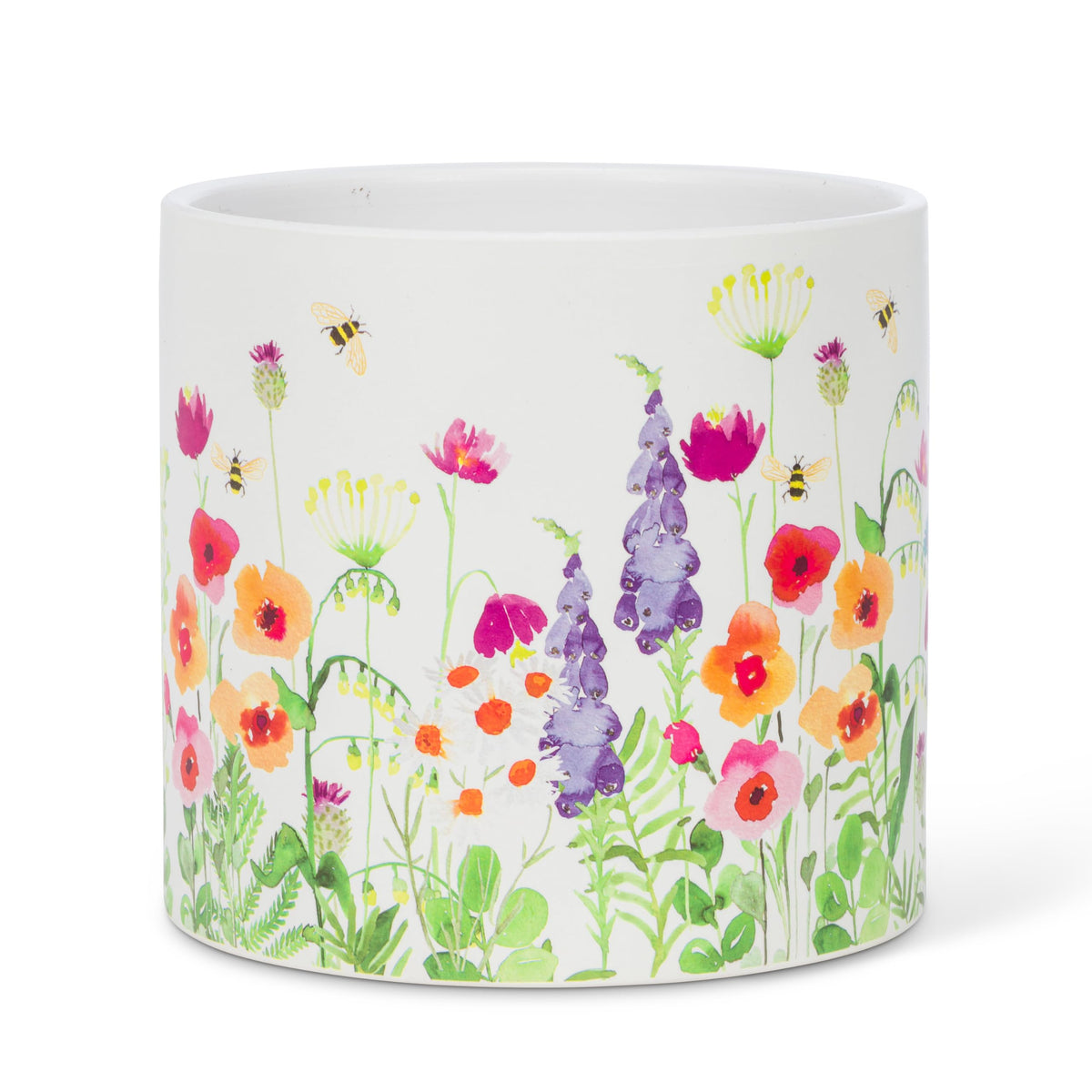 Abbott Collection Large Bee Garden Planter-6.5" D
