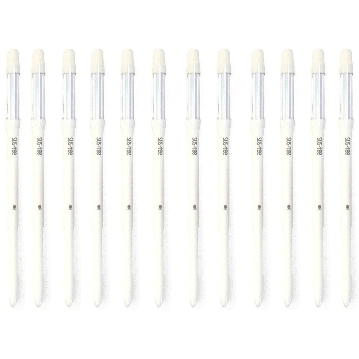 IPPINKA Sustee Aquameter, Bundle of 12, House Plant Soil Moisture Meter, Best for Indoor Potted Plants - Medium White Refillable