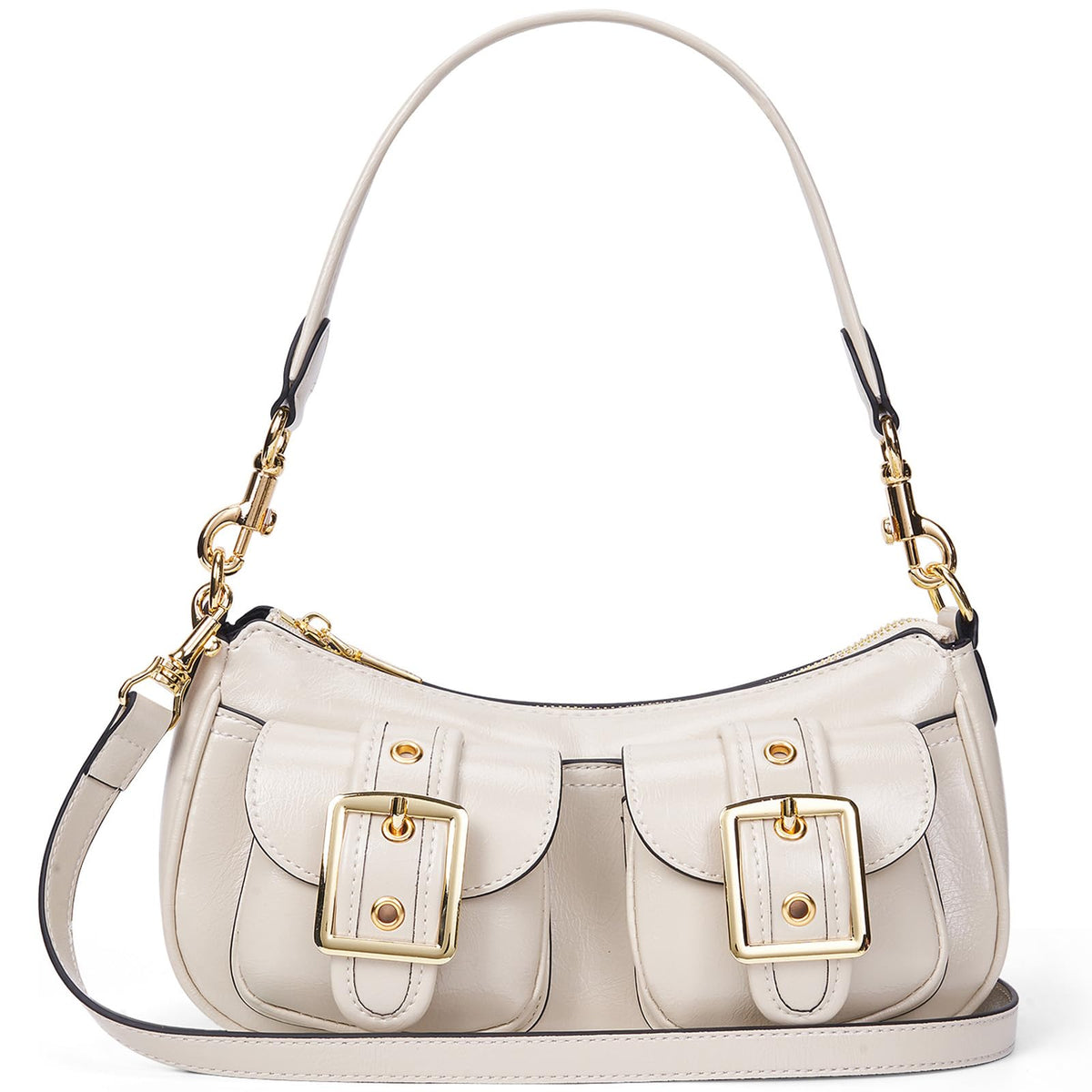 Shoulder Bag for Women Y2k Purse Leather Hobo Tote Handbag Trendy Going Out Purse Crossbody Everyday Purse