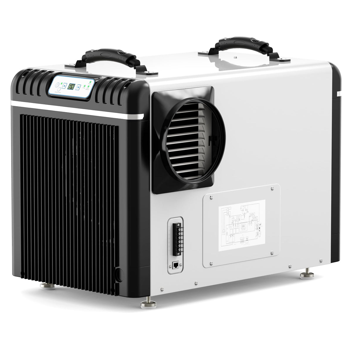 ALORAIR Basement/Crawl Space Dehumidifiers 198 Pint (Saturation), 90 PPD (AHAM), Auto Defrosting System, Commercial Dehumidifier