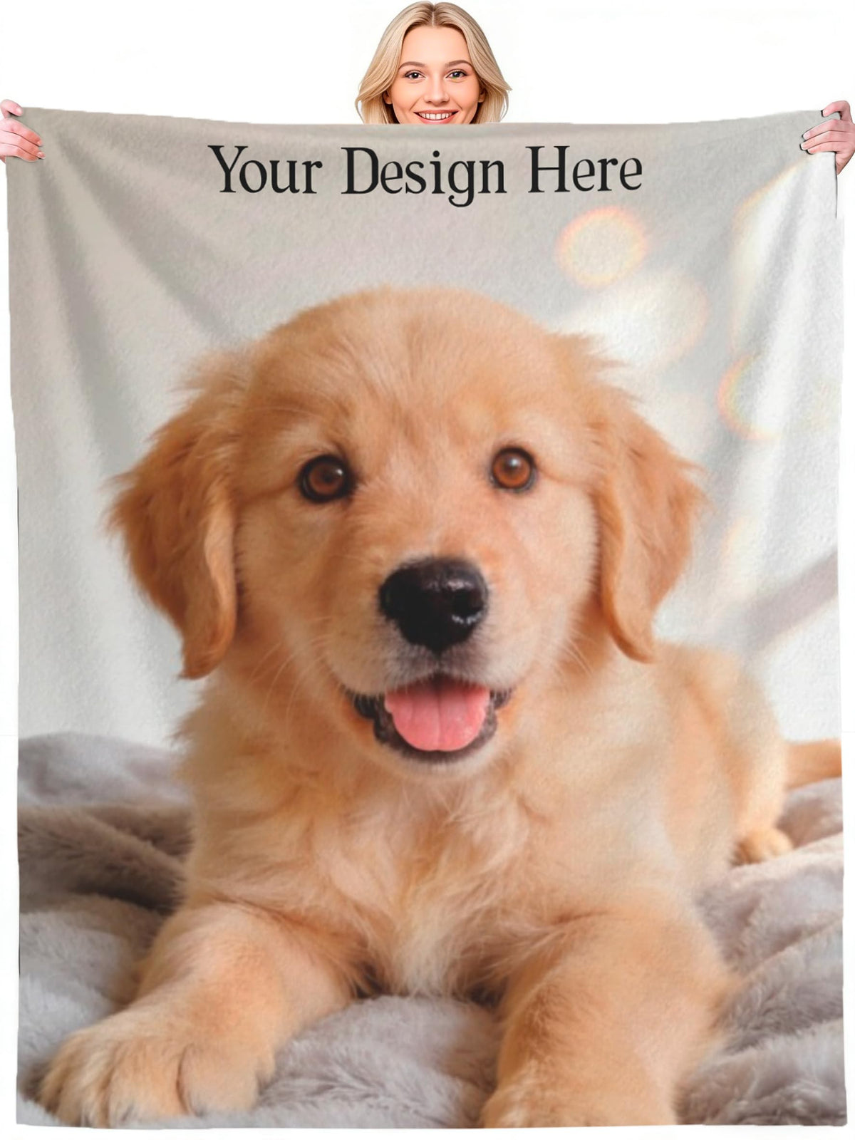 PTXilian Custom Blanket Personalized Throw Blanket with Picture
