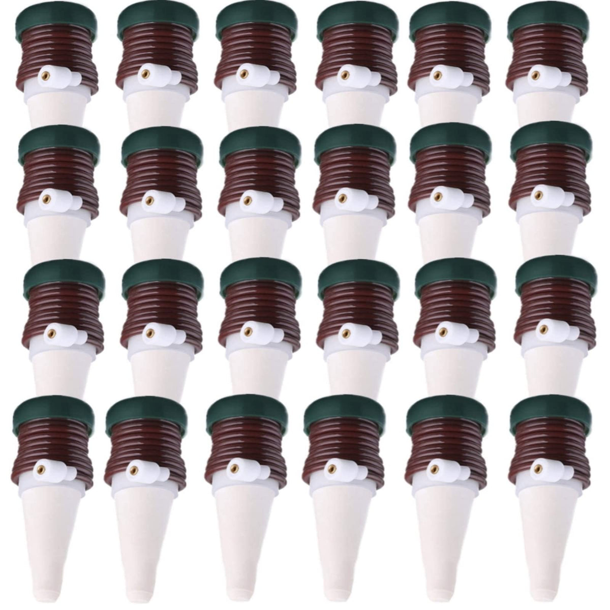 HESTYA 24 Pack Plant Self Watering Stakes Insert Automatic Watering Devices Self Watering Spikes Indoor Outdoor Plant Watering for Vacation